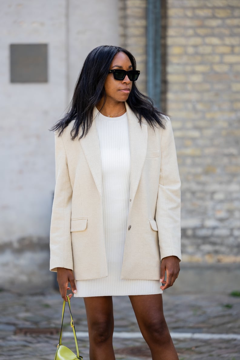 White After Labor Day: Blazer Over Minidress