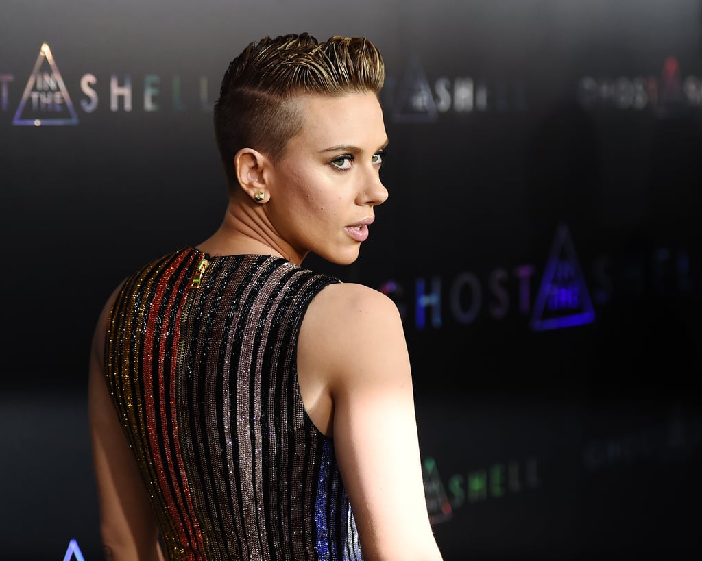 scarlett johansson ghost in the shell premiere