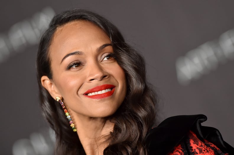 Zoe Saldana at the 2019 LACMA Art+Film Gala