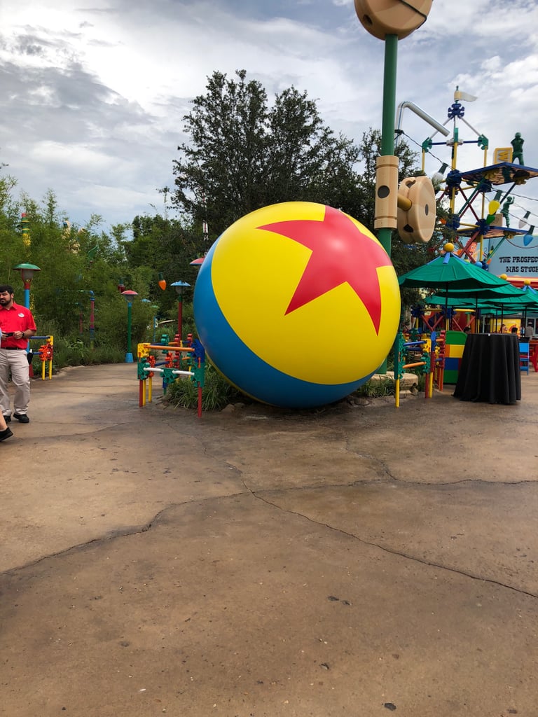 Take a picture in front of the famous Pixar ball.