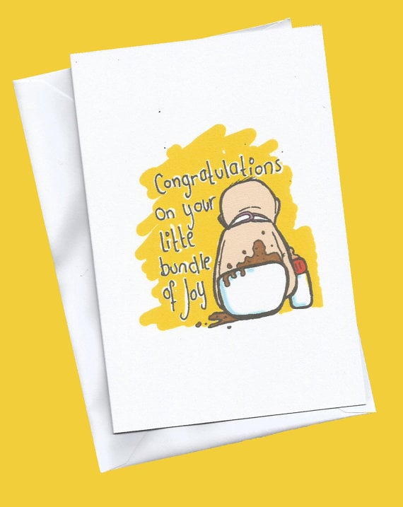 Bundle of Joy Baby Card