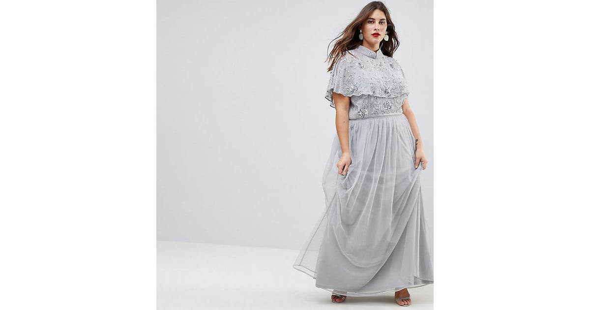 frock and frill cape dress