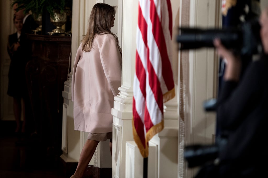 Melania Trump Pink Acne Studios Coat