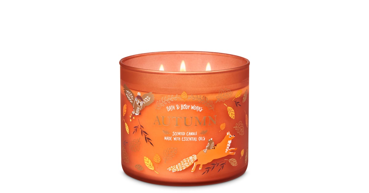 Bath and Body Works Autumn 3-Wick Candle | Fall Bath and Body Works