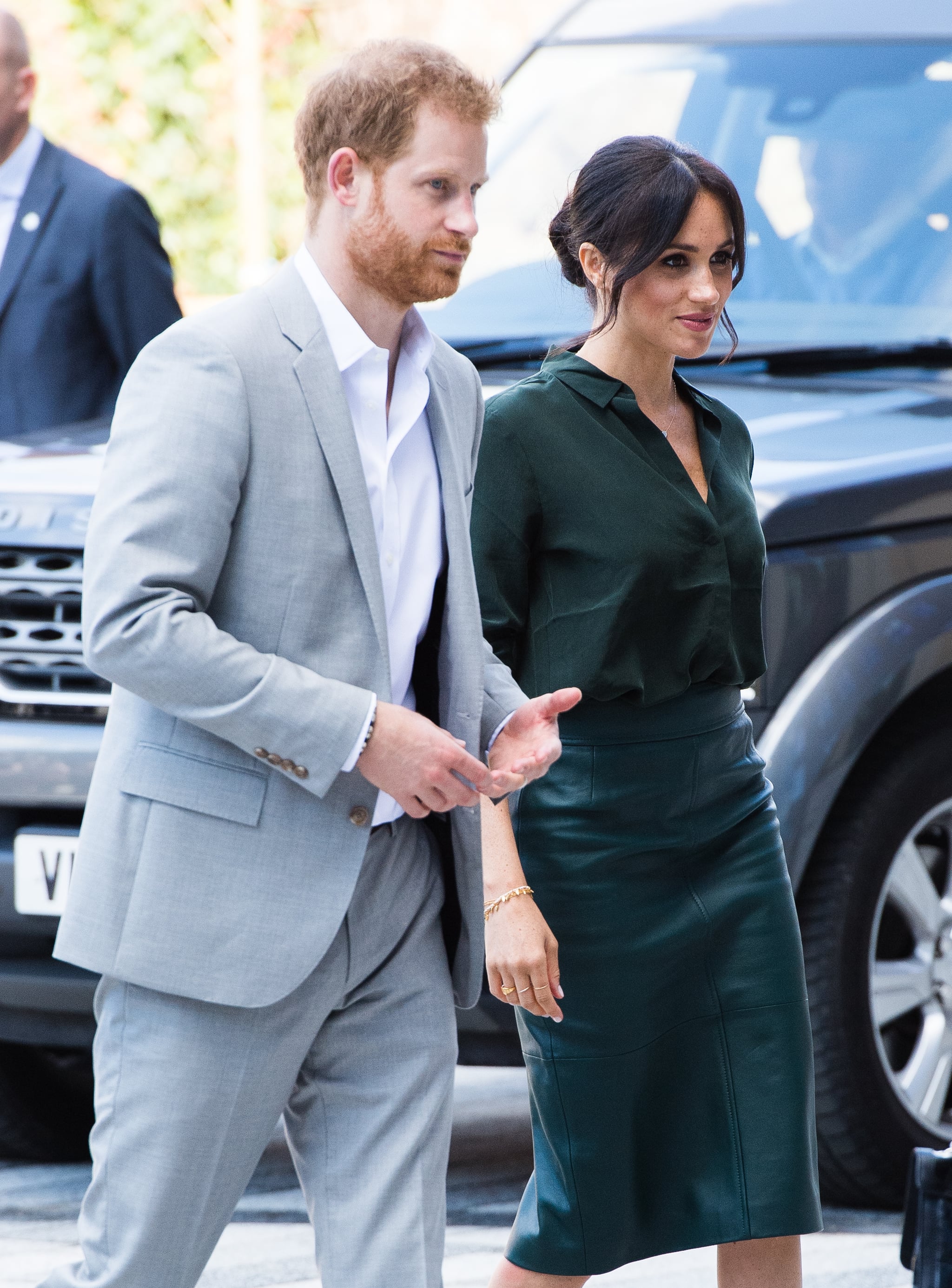 Prince Harry Kisses Female Fan's Hand in Brighton 2018