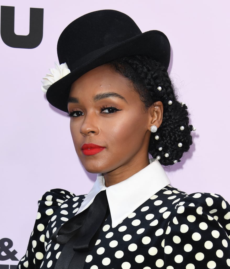 Janelle Monae S Pearl Encrusted Braided Bun The Best And Most