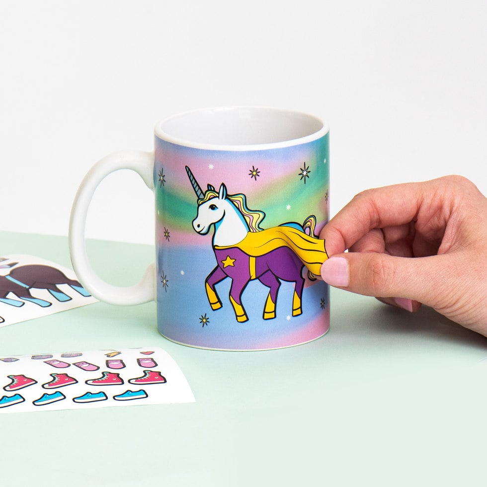 It feels more or less impossible to have a bad morning if you start it by dressing up your unicorn mug. Cheers!