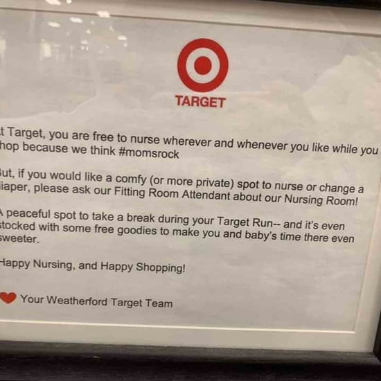 Breastfeeding Sign at Target