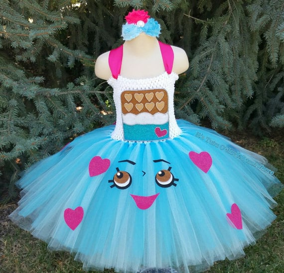 Customizable Cheeky Chocolate Shopkins Inspired Tutu Dress
