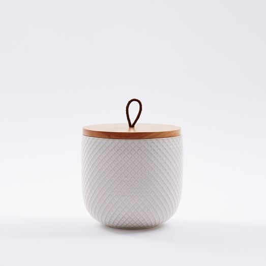 Textured Kitchen Canisters