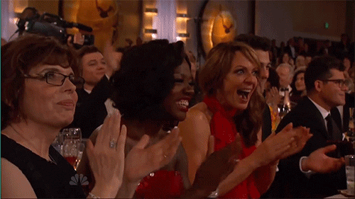 Viola Davis could not have been more overjoyed. Allison Janney was ecstatic.