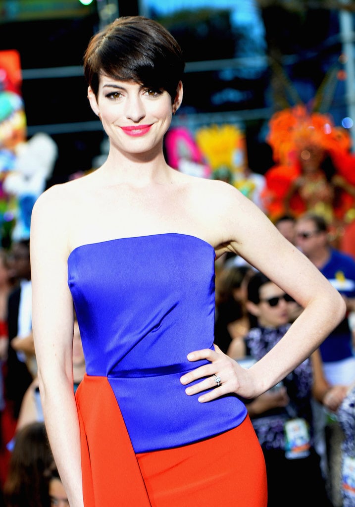 Anne Hathaway's Pixie Cut Most Social Beauty Stories March 28, 2014