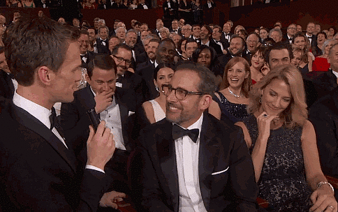 Most Enthusiastic Joke Participant: Steve Carell