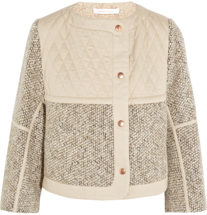 See by Chloé Wool-Blend Tweed Jacket ($565)