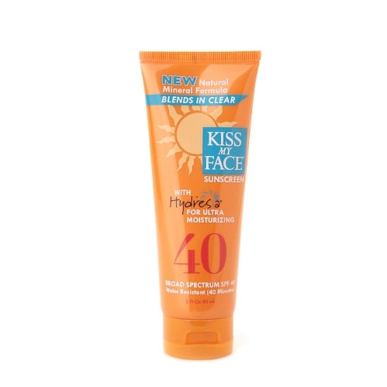 The sunflower oil in Kiss My Face Natural Mineral Sunscreen ($17) is what makes it so moisturizing.