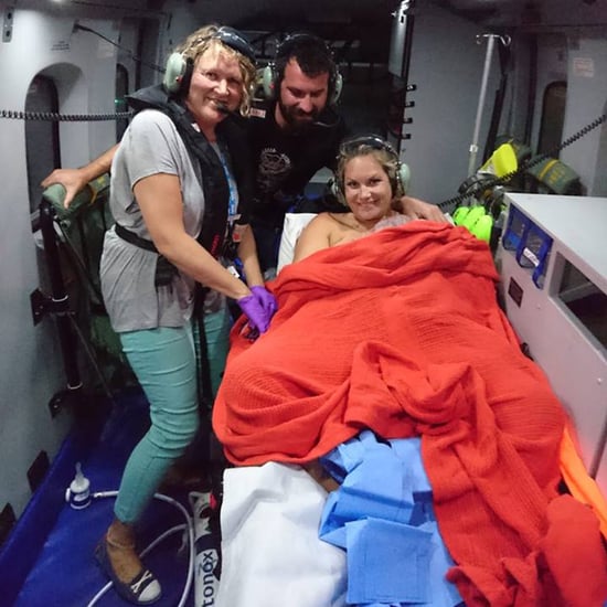 Baby Born in a Helicopter Over England