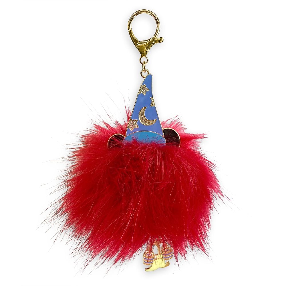 Fantasia Sorcerer Mickey Mouse Pom Pom Flair Bag Charm