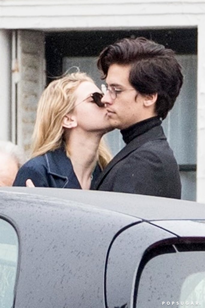 Cole Sprouse and Lili Reinhart Kissing in Paris Pictures