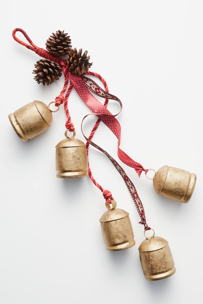 Pinecones and Bells Door Hanger