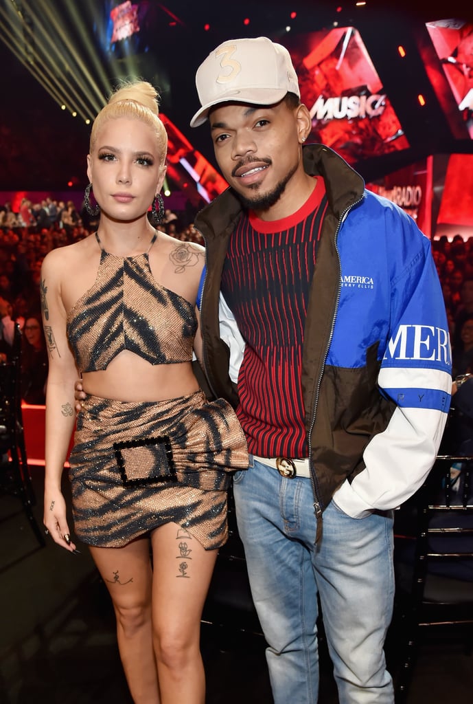 Pictured: Halsey and Chance the Rapper
