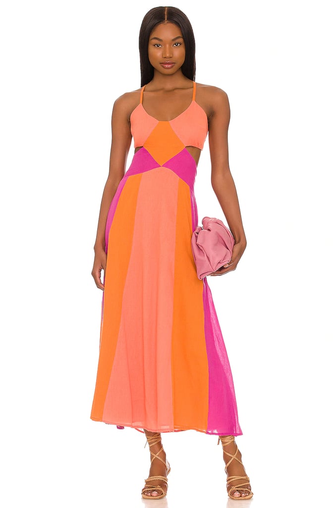 A Colorblock Midi Dress: Love the Label Cut-Out Dress