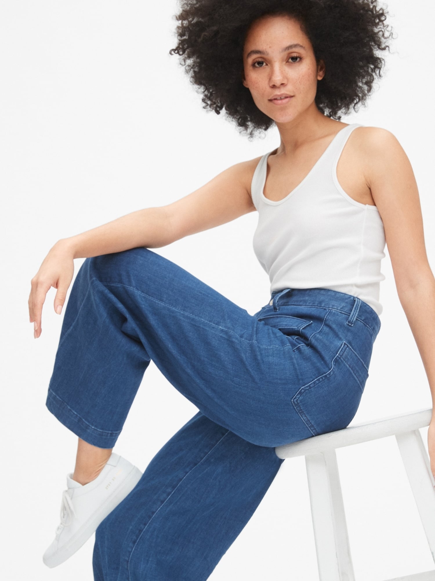 High-Waisted Sailor Jeans From Gap