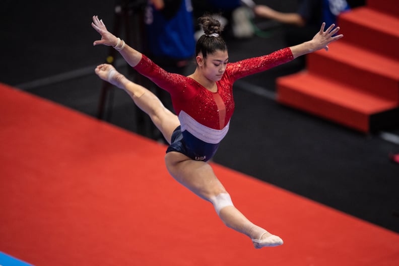 Kayla DiCello at the 2021 World Gymnastics Championships Beam Final