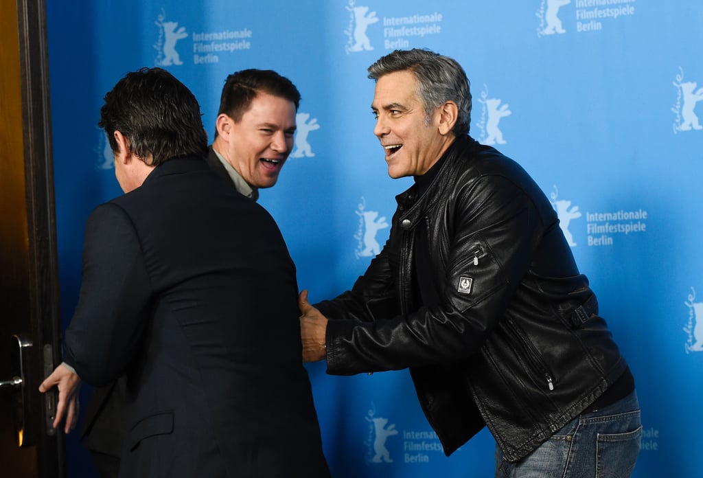 George Clooney and Channing Tatum at Berlin Film Festival