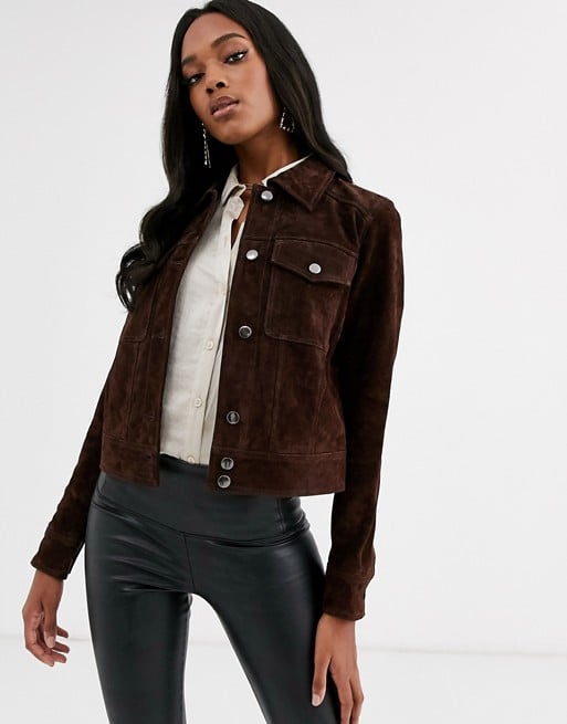 Vila Western Jacket | 21 Ways to Wear Suede Now and Into Spring — Can You Dig It? | POPSUGAR Fashion Photo 6
