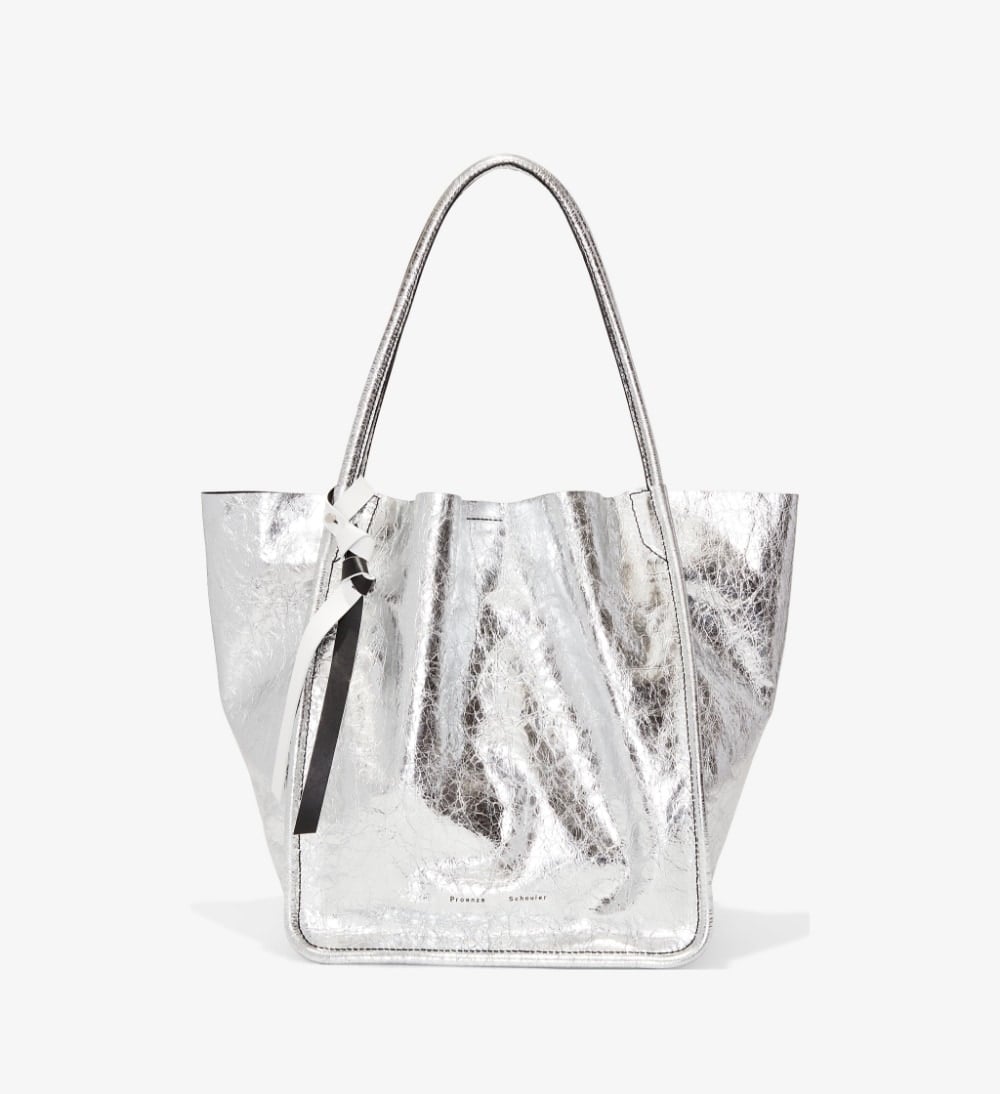 Proenza Schouler Metallic L Tote Bag Kylie and Kris Jenner Do