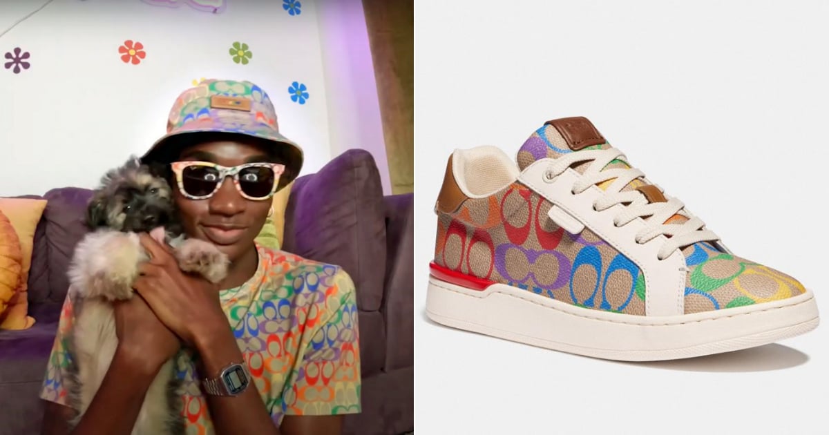 colorful coach sneakers