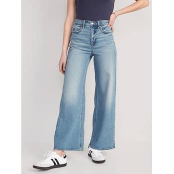 Extra High-Waisted Wide-Leg Jeans