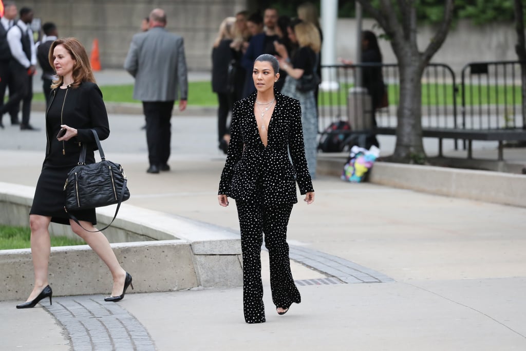 Kourtney Kardashian Christian Siriano Suit CFDA Awards 2018