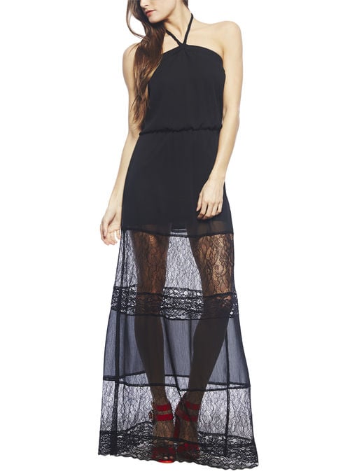 Diane Kruger Black Lace Dress at Vanity Fair Oscars Party | PS Fashion