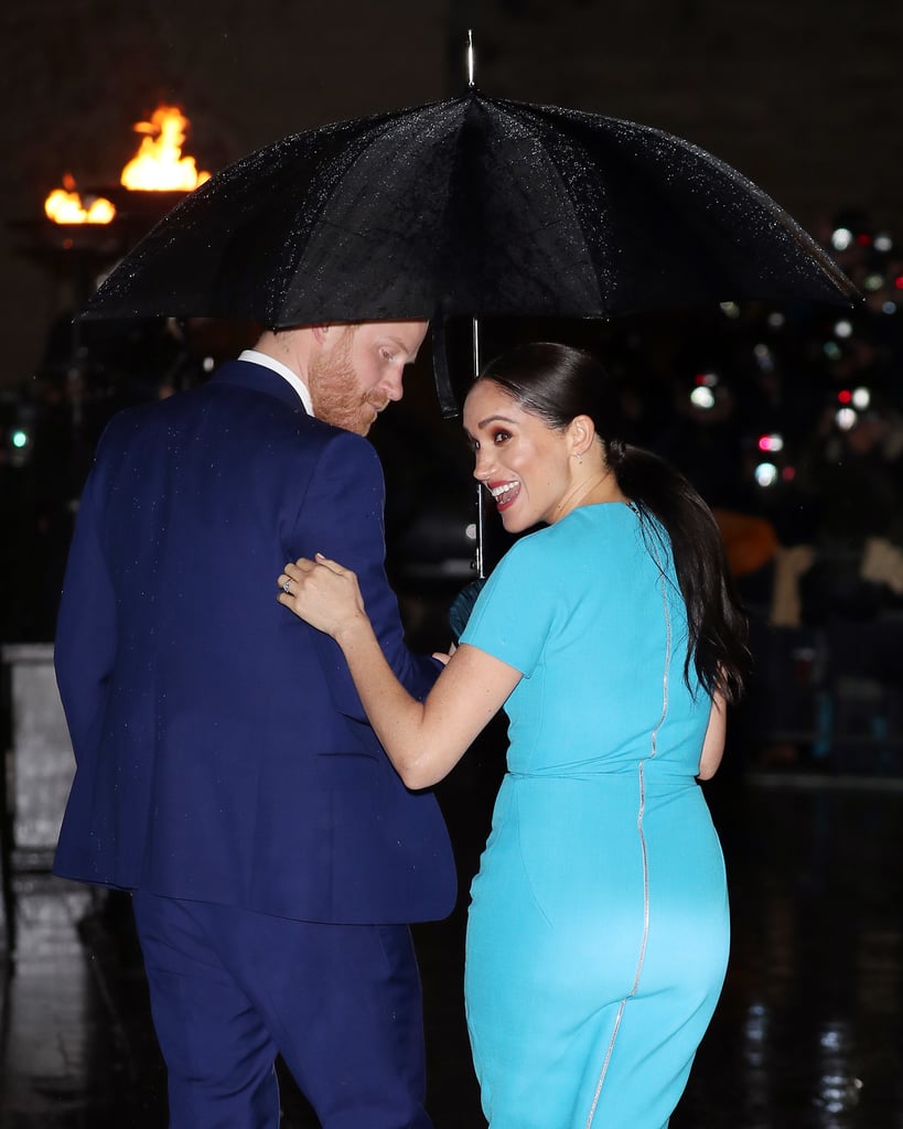 Prince Harry and Meghan Markle at the 2020 Endeavour Awards