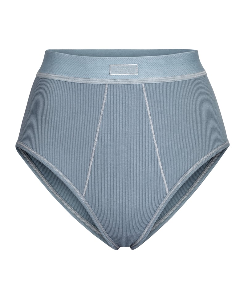 Skims Cotton Ribbed Brief in Kyanite