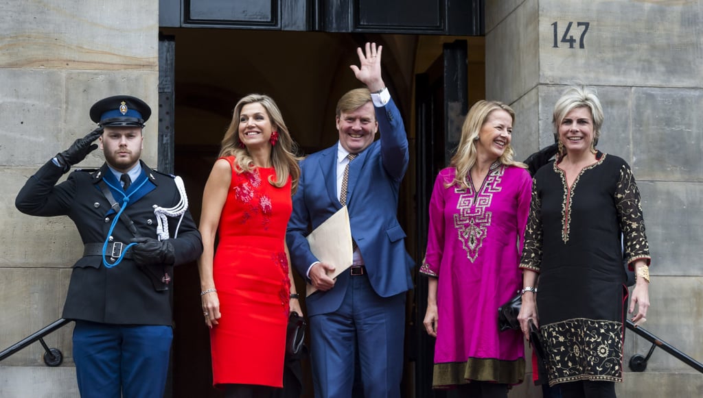 Queen Máxima and King Willem-Alexander attend an award ceremony in Amsterdam.