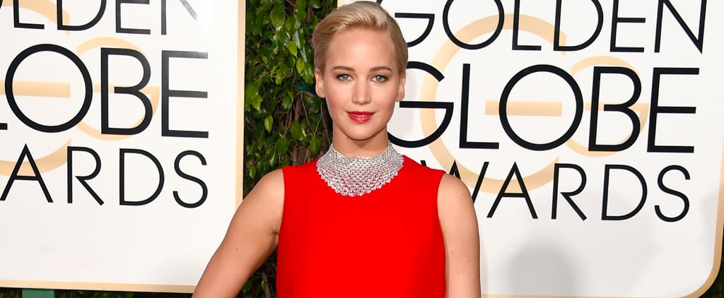 Jennifer Lawrence at the Golden Globes 2016