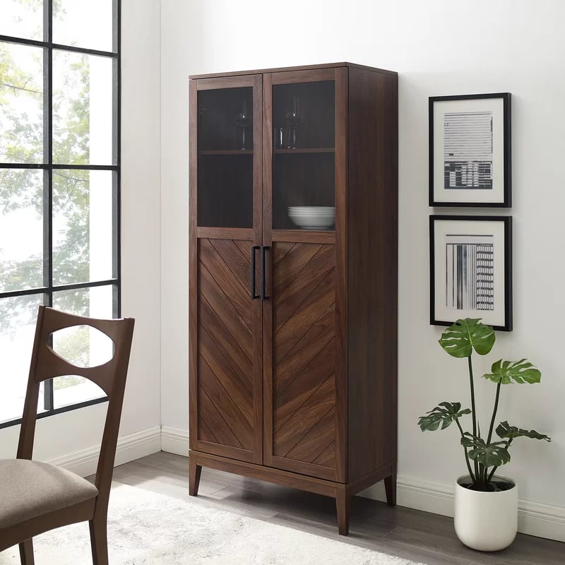 A Modern China Cabinet: Isabelle Wide China Cabinet