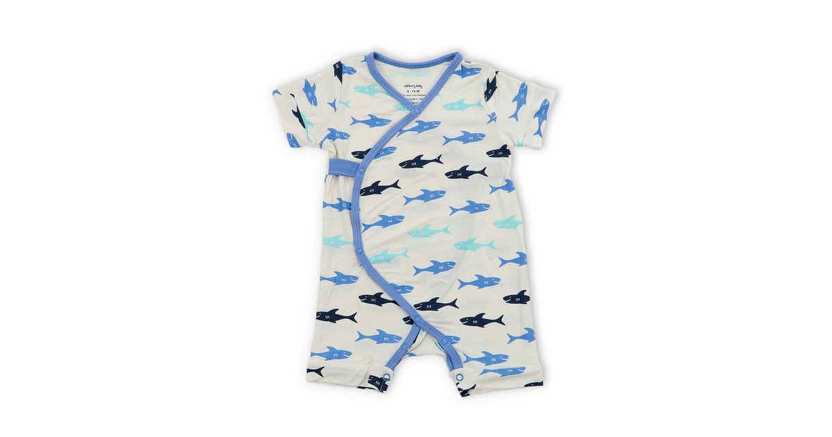 Shark Short Sleeve Kimono Romper | Shark Clothes For Kids | POPSUGAR ...