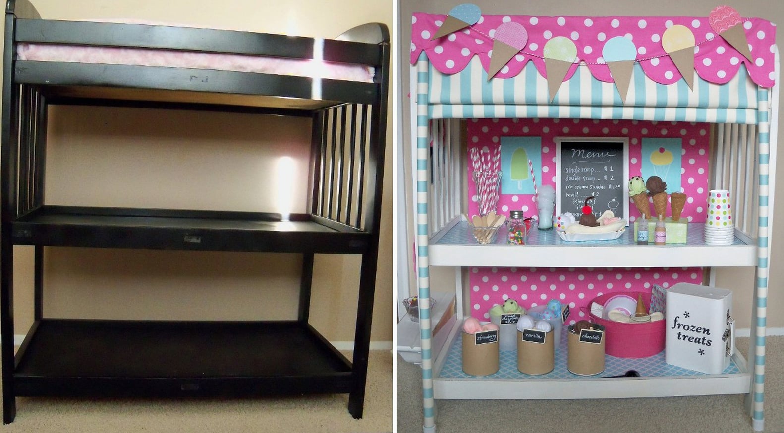 How to Repurpose Your Changing Table | PS Family