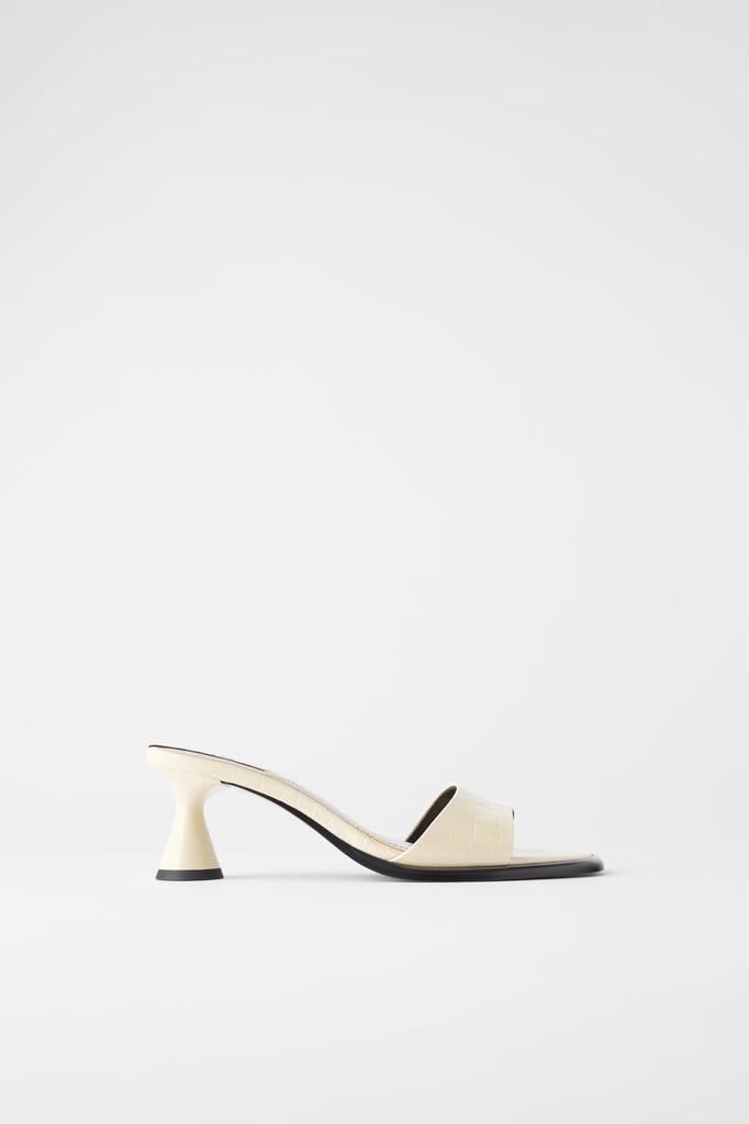 Zara Animal Print Heeled Sandals | How 