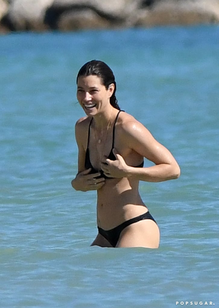 Justin Timberlake and Jessica Biel in the Caribbean 2016