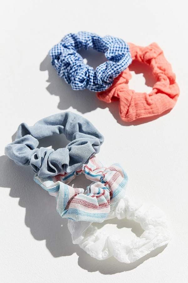 Urban Outfitters Days of the Week Scrunchie Set