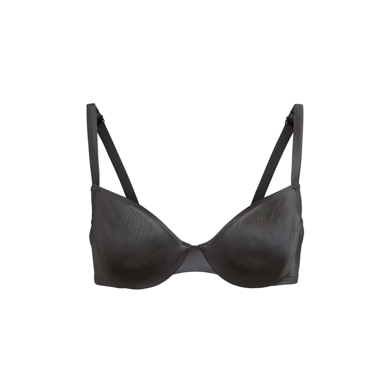 Stretch Satin Unlined Scoop Bra