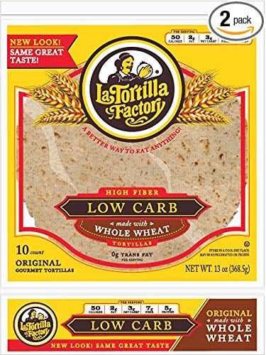 La Tortilla Factory Whole Wheat Low-Carb Tortillas