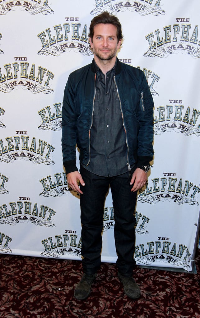 Bradley Cooper stepped out for the NYC photocall for The Elephant Man.