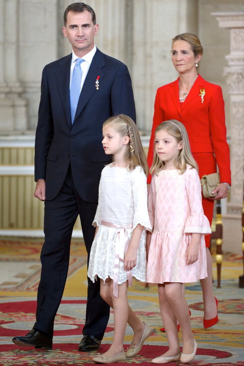 Princess Leonor and Infanta Sofía in 2014