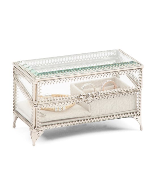 Glass Jewelry Box