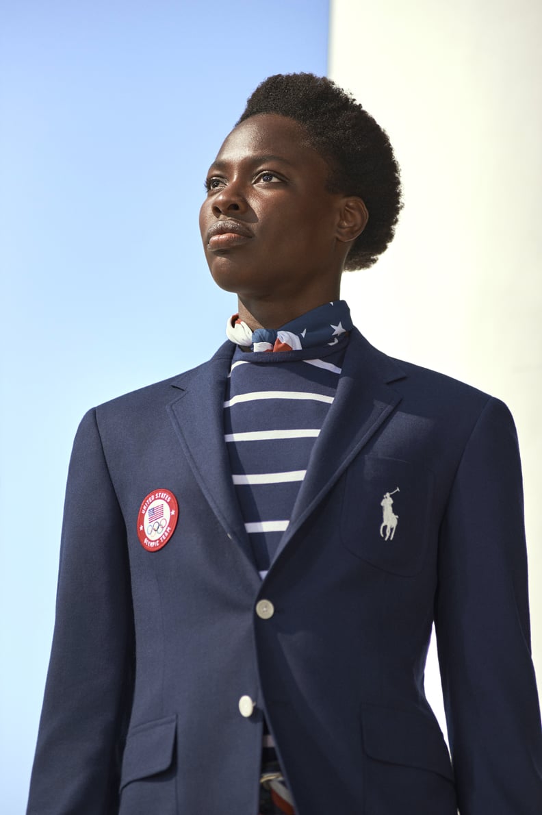 Team USA Opening Ceremony Outfit on Water Polo Athlete Ashleigh Johnson